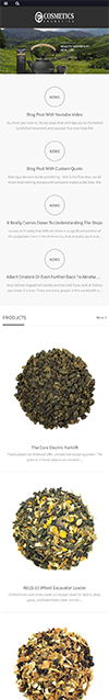响应式茶叶茶具外贸企业网站模板 - 手机端